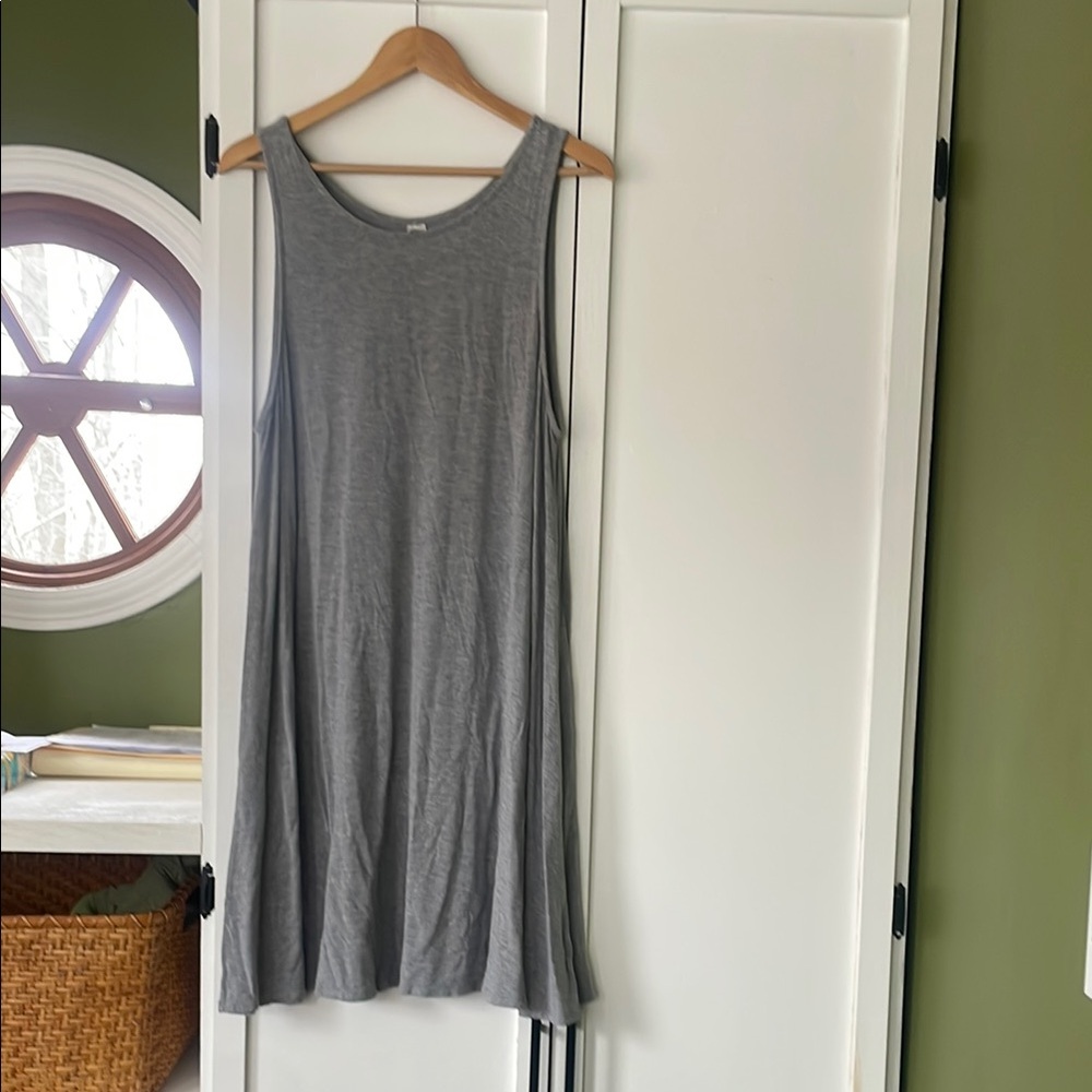 Gray Sleeveless Dress